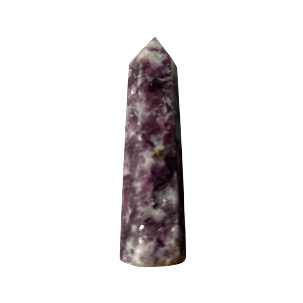 Natural Lavender Lepidorite Crystal Tower